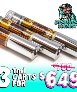 Deadhead Chemist DMT 3 Cartridges Deal 1ML