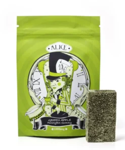 Buy Alice Green Apple Mushroom Gummies 1000mg