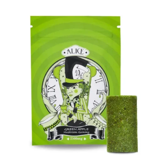 Alice-Green Apple Mushroom Gummies 1000mg - Image 2