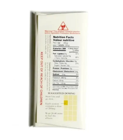 Seremoni Psilocybin Chocolate Bar Edibles (Sea Salt & Golden Teacher Mushrooms) - Image 3