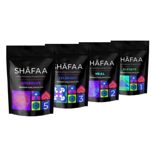 Buy Shafaa Macrodosing Magic Mushroom Chocolate – Shafaa Macrodosing Magic Mushroom Dark Chocolate Edibles
